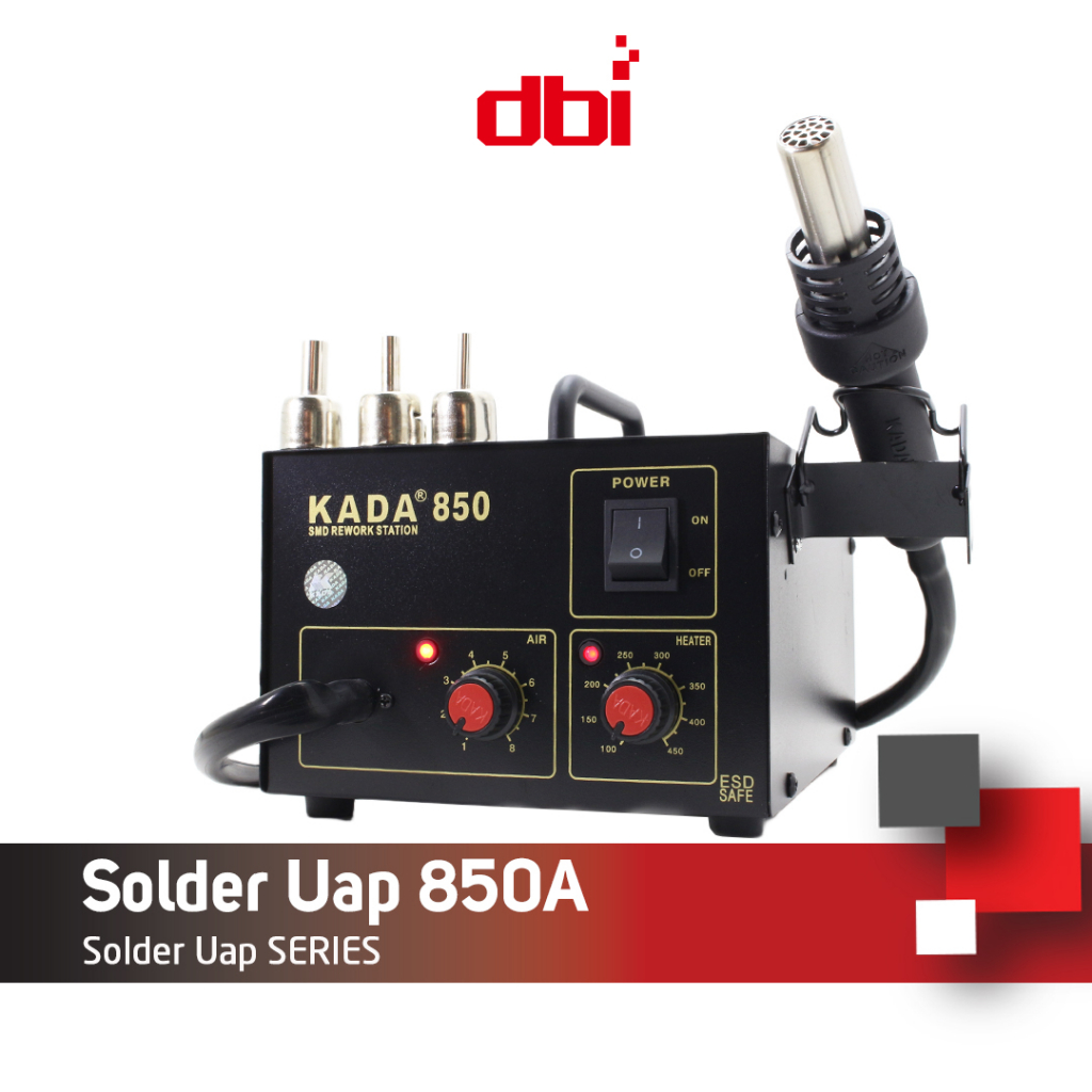 Solder Uap / Blower Uap Kada 850A Analog Free Solder Iron 30Watt