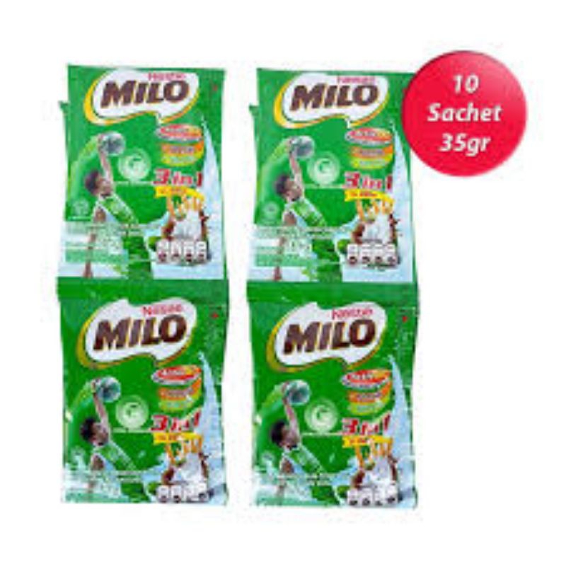 

milo 3 in 1 10 sachet