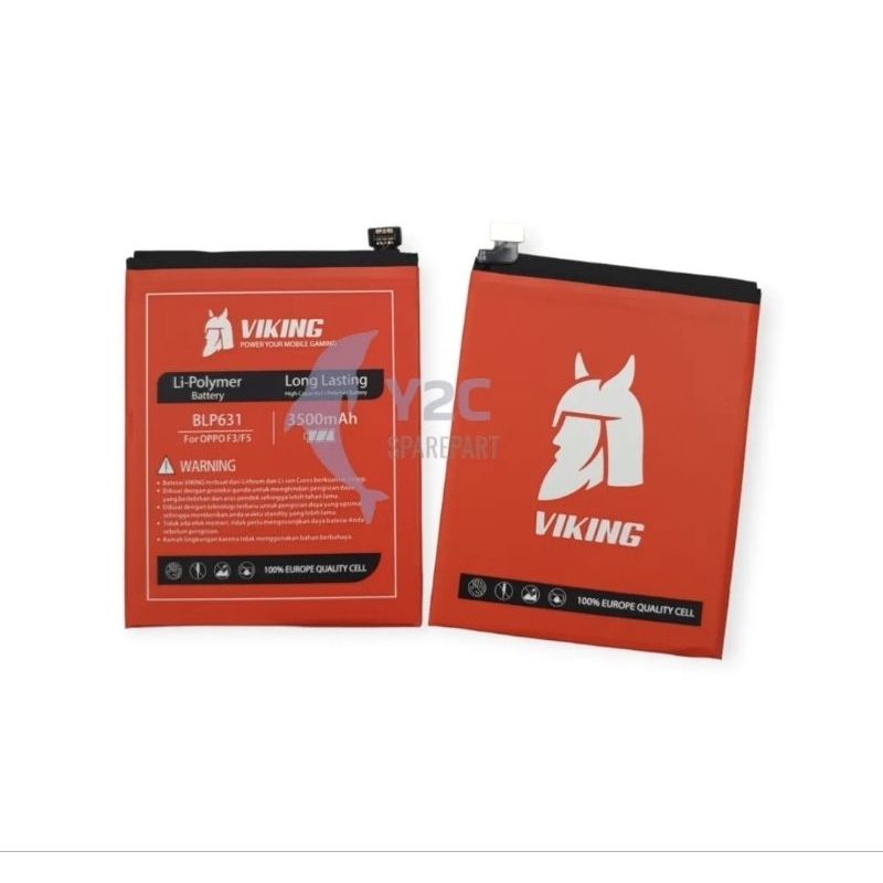 BATERAI VIKING OPPO BLP631 / F3 / F5 DOUBLE POWER NEW BATRE