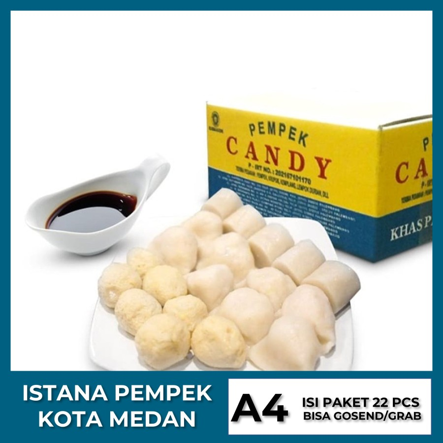 

Pempek Palembang Asli Candy Paket A1 25Pcs