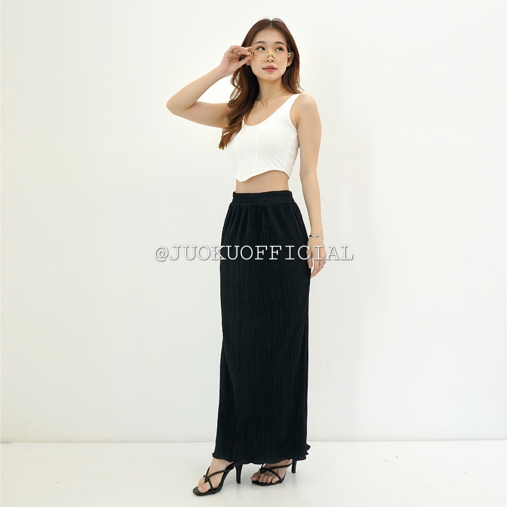 Rok Wavy Plisket Span / Rok Span / Rok Plisket / Rok Wavy / Rok Span Wavy / Pleated Skirt