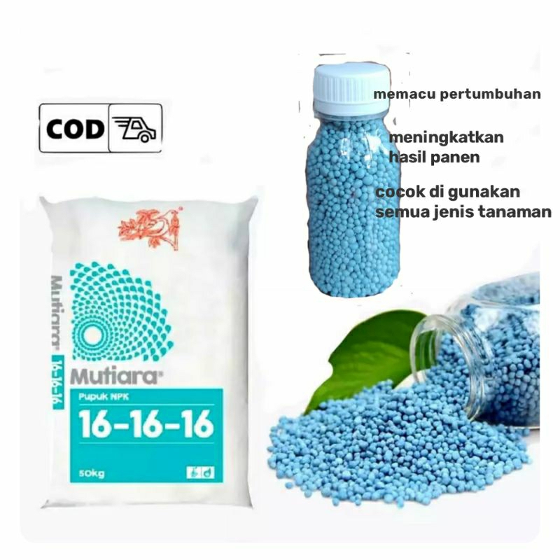 Pupuk NPK 16-16 -16 mpk Penyubur Buah Bunga Dan Daun