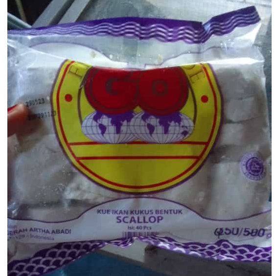 

Go Scallop Ikan Olahan 500 gr isi 40 pcs | gr Frozen Food Murah | Makanan Beku | Olahan Ikan Siap Goreng | Rebus | Bakar - FROZEN FOOD BANJARMASIN - Makanan Istant Siap Cepat Saji