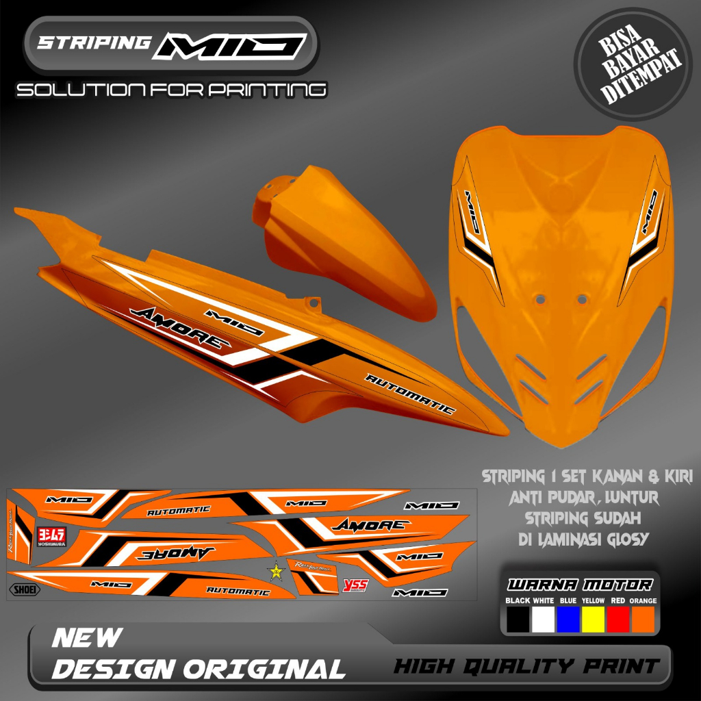 STRIPING STICKER VARIASI MIO SPORTY / MIO SMILE