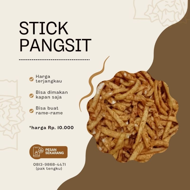 

Stik/Stick Pangsit Pedas