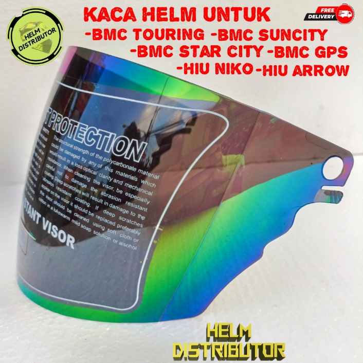 KACA HELM HIU/BMC TOURING KUALITAS PREMIUM COD