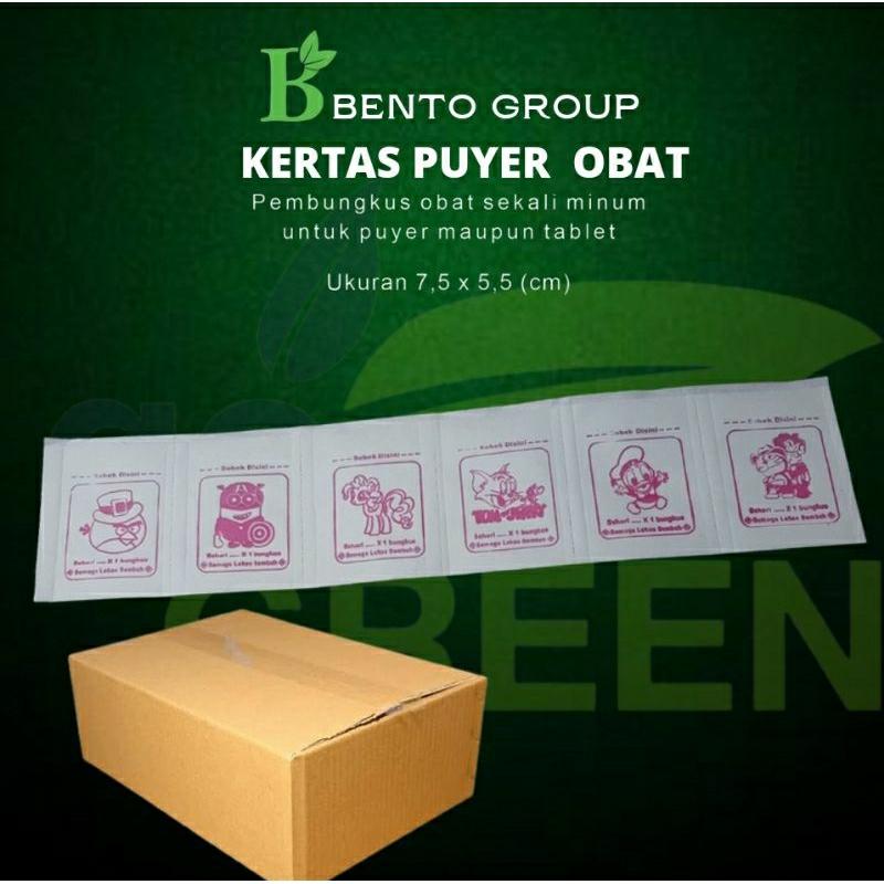 Kertas Puyer Kartun 1 box isi 30.000 pcs