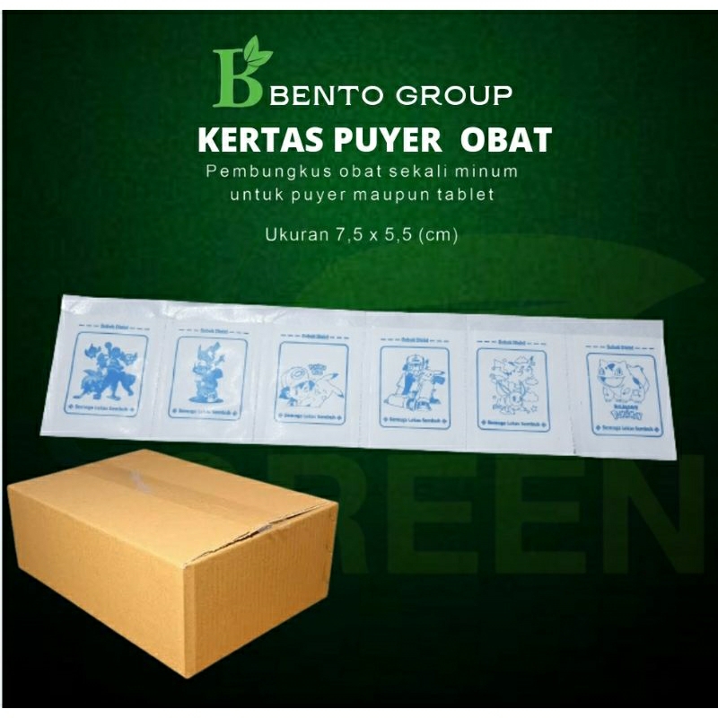 Kertas Puyer Kartun  Pokemon 1 box isi 30.000 pcs