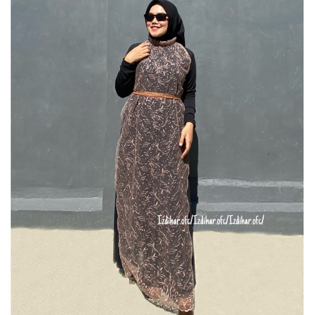 Kayla Outer - outer lace / outer tile / outer panjang / outer brukat / outer tile kondangan / outer brokat kondangan / outer kondangan / Outer Swing Kekinian / Outer Size Besar / Outer Jumbo / Cardigan Muslim / Outer Kondangan Hijab