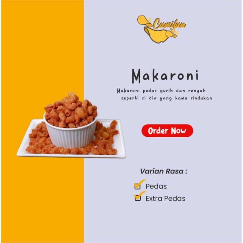 

MAKARONI KERING PEDAS | 70gr PEDAS GURIH