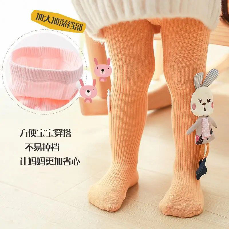 Yumna Baby Pants Big Rabbit Doll Legging Import Premium - Legging Anak Perempuan 3D - Celana Legging Anak Import Tebal Halus - Legging 3D Korean Style