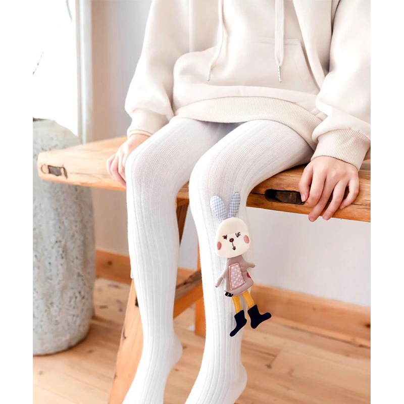 Yumna Baby Pants Big Rabbit Doll Legging Import Premium - Legging Anak Perempuan 3D - Celana Legging Anak Import Tebal Halus - Legging 3D Korean Style