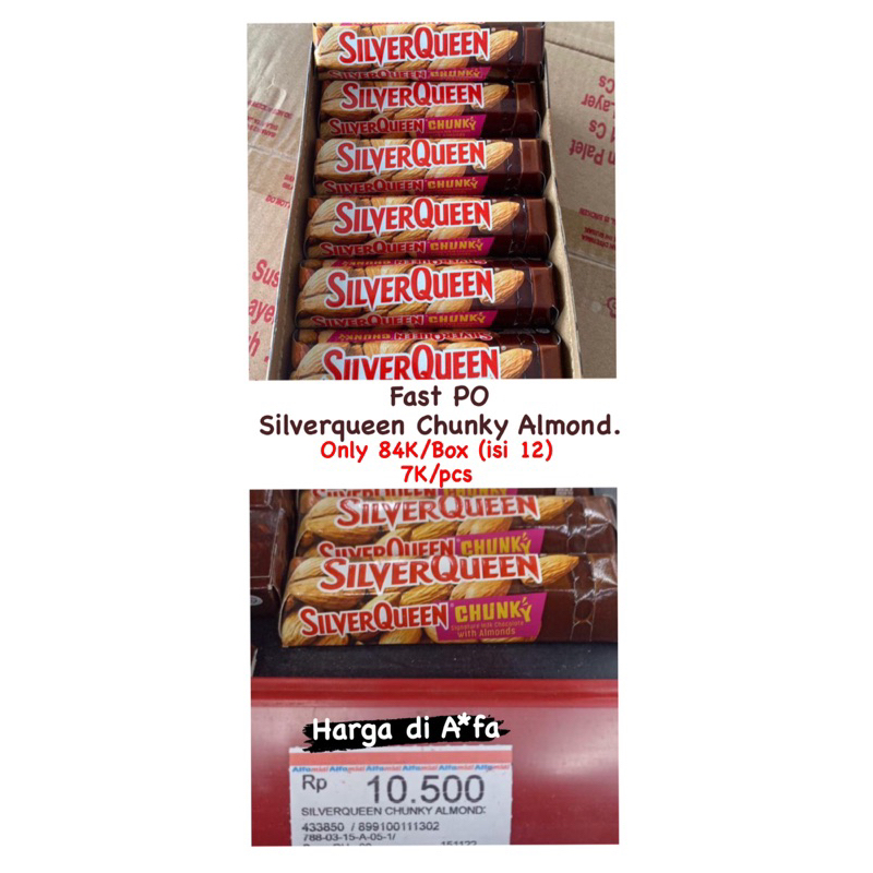 

silverqueen chunky almond
