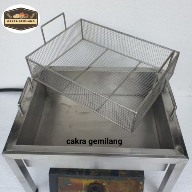 fryer penggorengan donat / wajan penggorengan donat bahan stainless