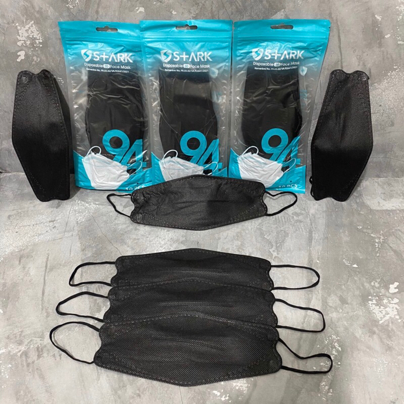 MASKER KF94 STARK HITAM