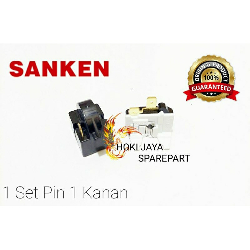 1 Set Relay Overload kulkas Sanken 1 Pintu