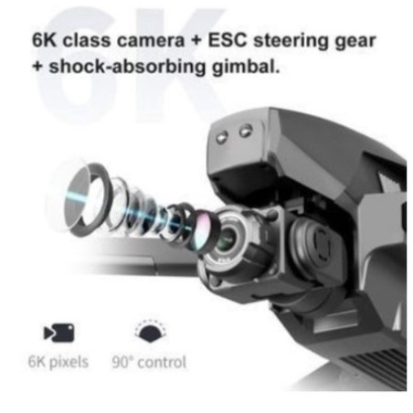 4K GPS RC Drone Profesional 6K HD Kamera