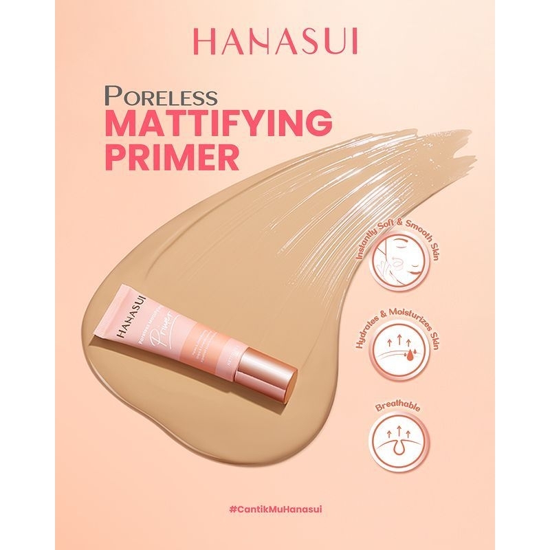 Hanasui Poreless Mattifying Primer | Primer Hanasui