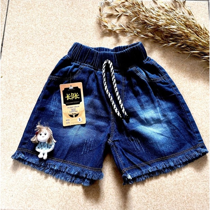 HOTPANT //CELANA PENDEK JEANS ANAK PEREMPUAN