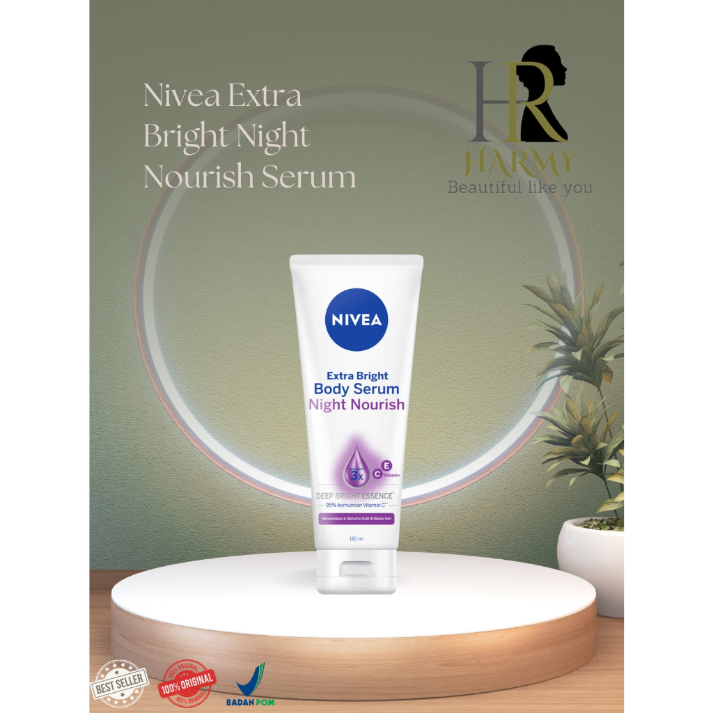 Nivea Extra Bright Night Nourish Body Serum Body Lotion / BodyLotion Nivea Extra Bright Night Nouris