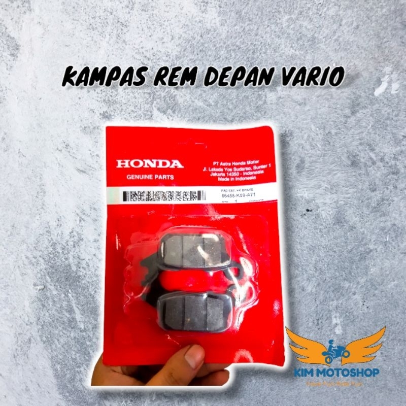 KIM - Kampas Depan Honda Vario kode K59 Original