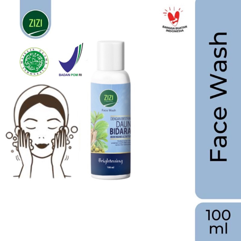 face wash zizi/ sabun cuci muka/facial wash bidara zizi