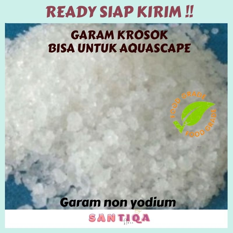 

Garam Kasar 1kg/ Garam Non Yodium/ Garam Krosok