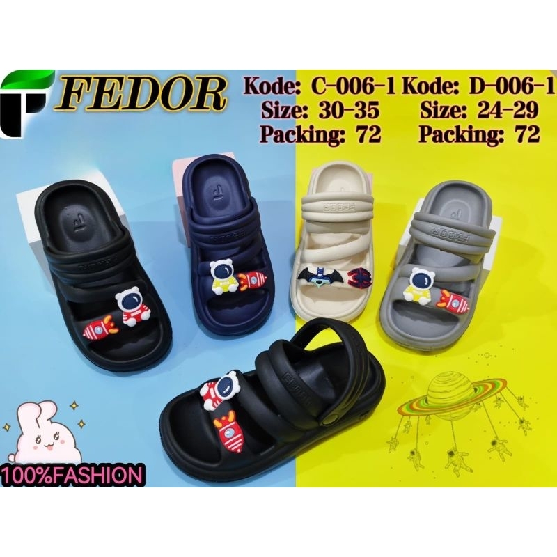 Sandal Tali Belakang Anak Laki-Laki Import Sandal Anak Tali Cowo Karakter