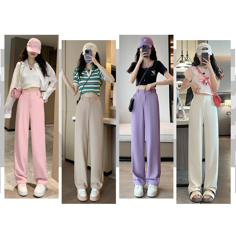 BEARYJEANS Celana Kain Wanita Highwaist Kulot Fabric Cullotes Straight Pants Celana Kulot Wanita - BJ085