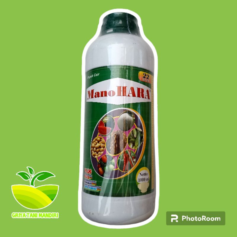 [ COD ] PUPUK MANOHARA NPK CAIR PLUS PEREKAT & GA3 - 1 LITER