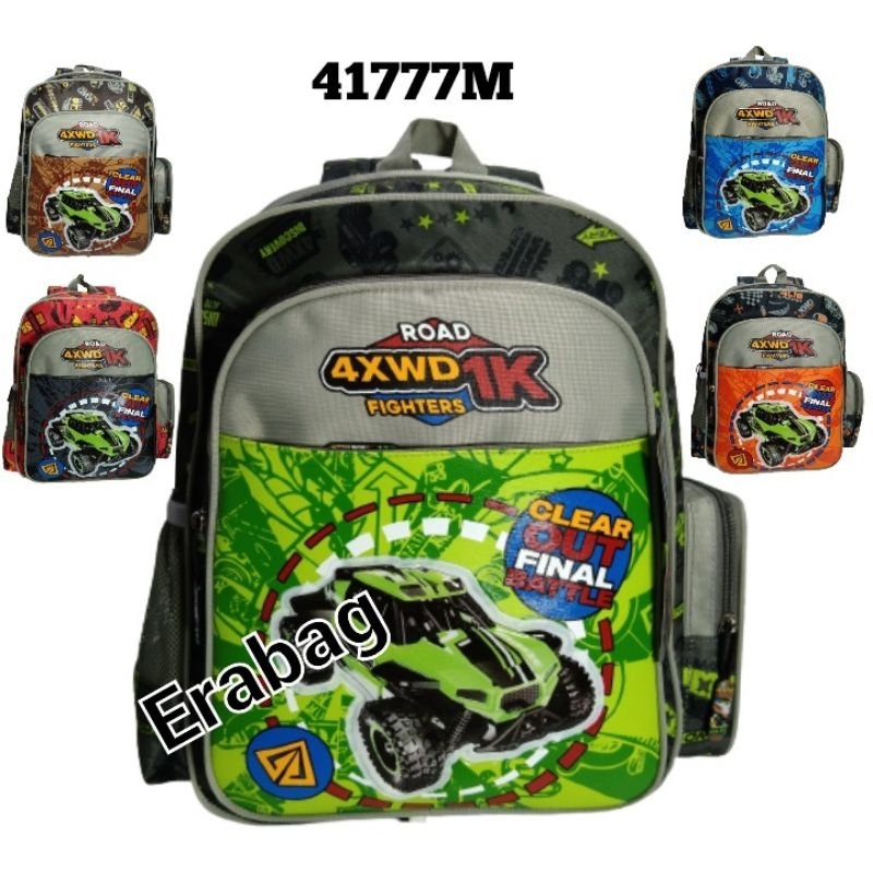 Tas Anak SD Laki Alto Gambar Mobil 41710M