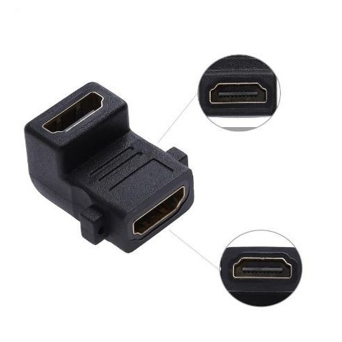 HDMI F-F COUPLER L ANGLE ADAPTER