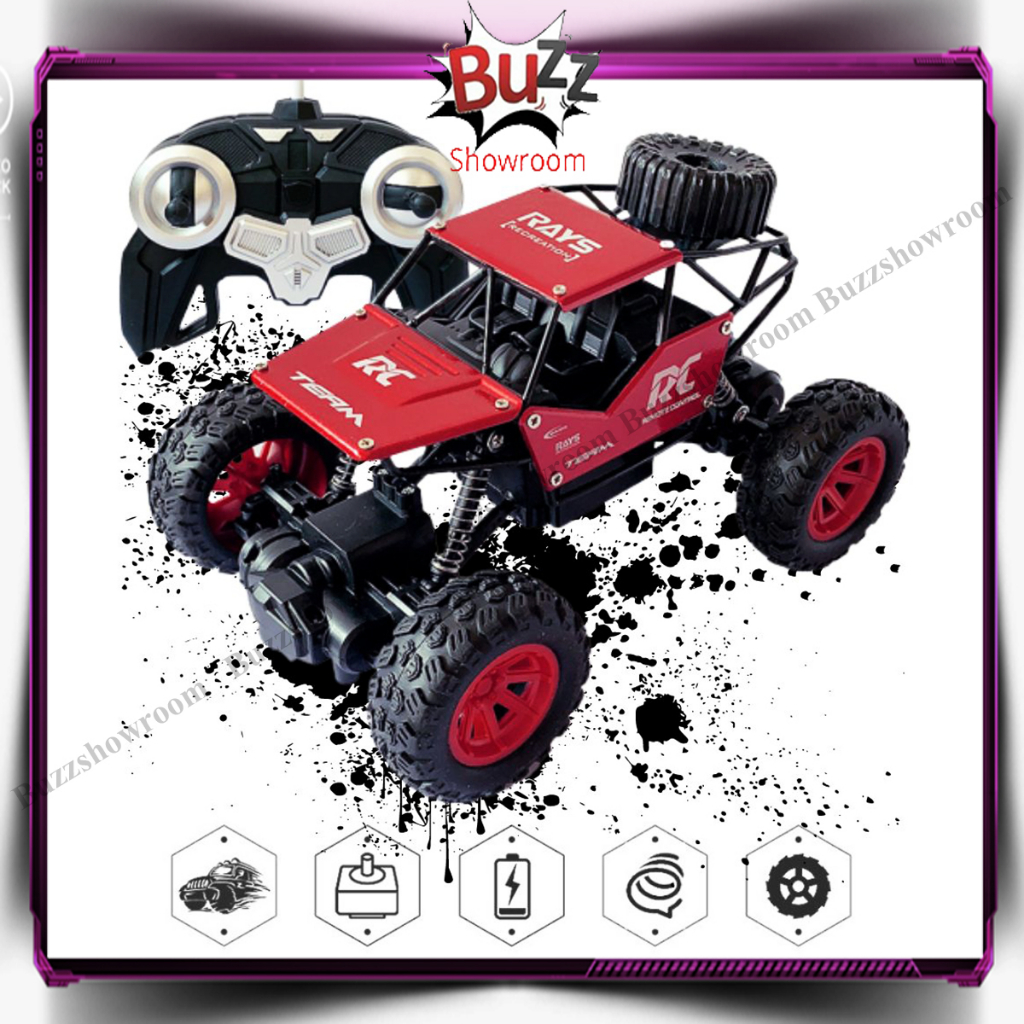 RC Mobil Mainan Rock Crawler Mobil Remote Kontrol Jeep Off Road Mainan