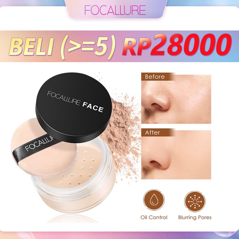 FOCALLURE Super Fine Loose Powder - Loose Setting Powder 3 Colours