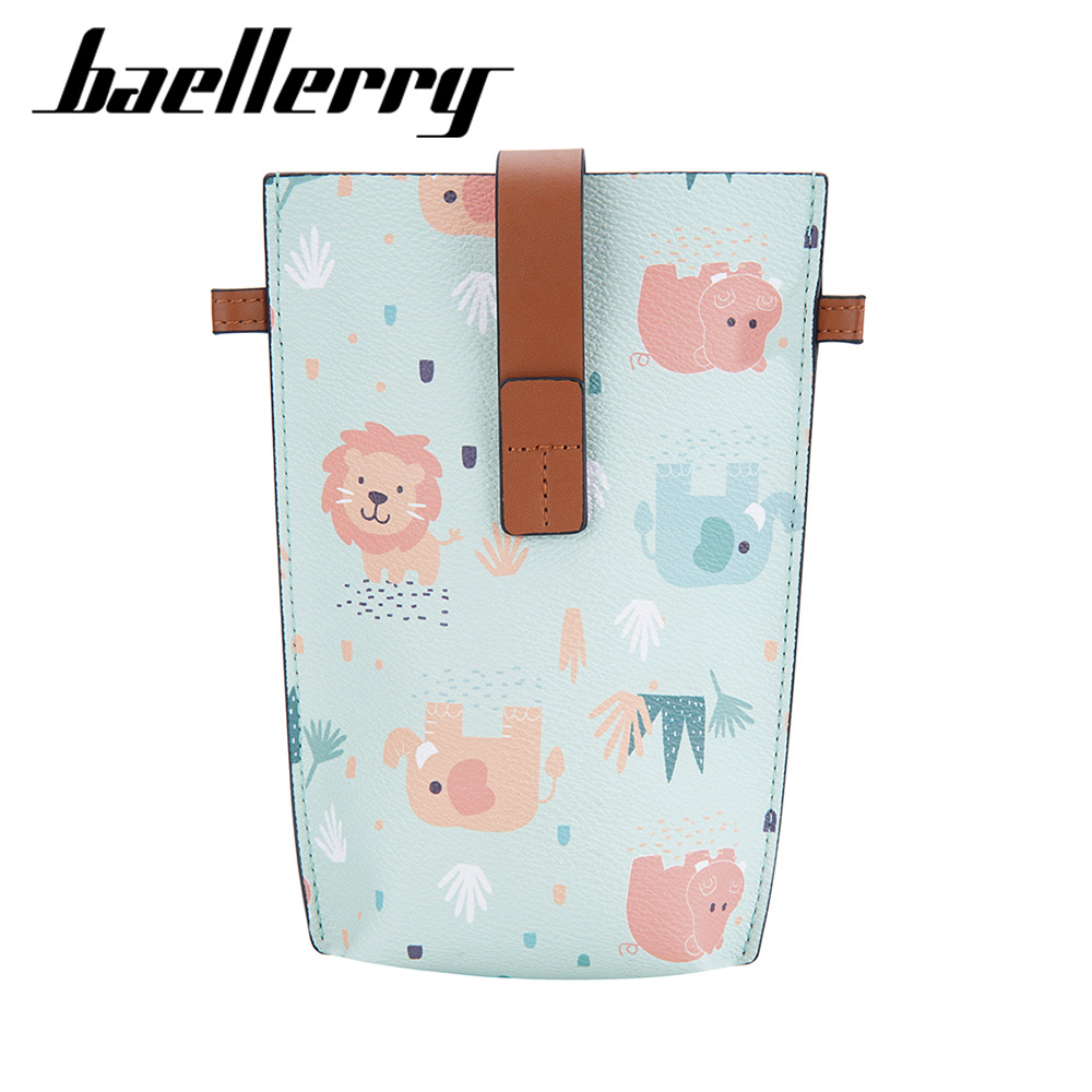 DOMPET WANITA SELEMPANG BAELLERRY ORIGINAL MOTIF ANIMAL LUCU MUAT HP KARTU UANG SLING BAG CEWEK KEKINIAN REVITA WA732B3 REMAJA MURAH BATAM PREMIUM BRANDED