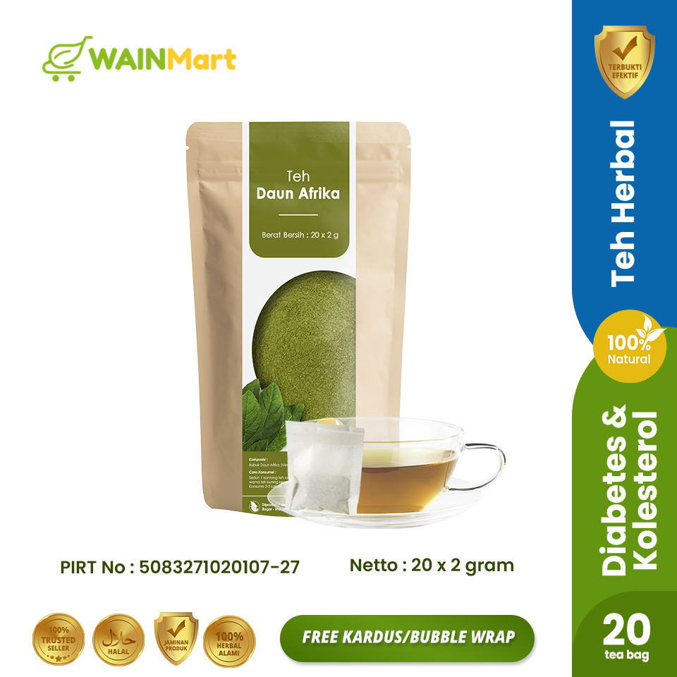 Teh Celup Daun Afrika Ampuh Menurunkan Koresterol dan Darah Ting