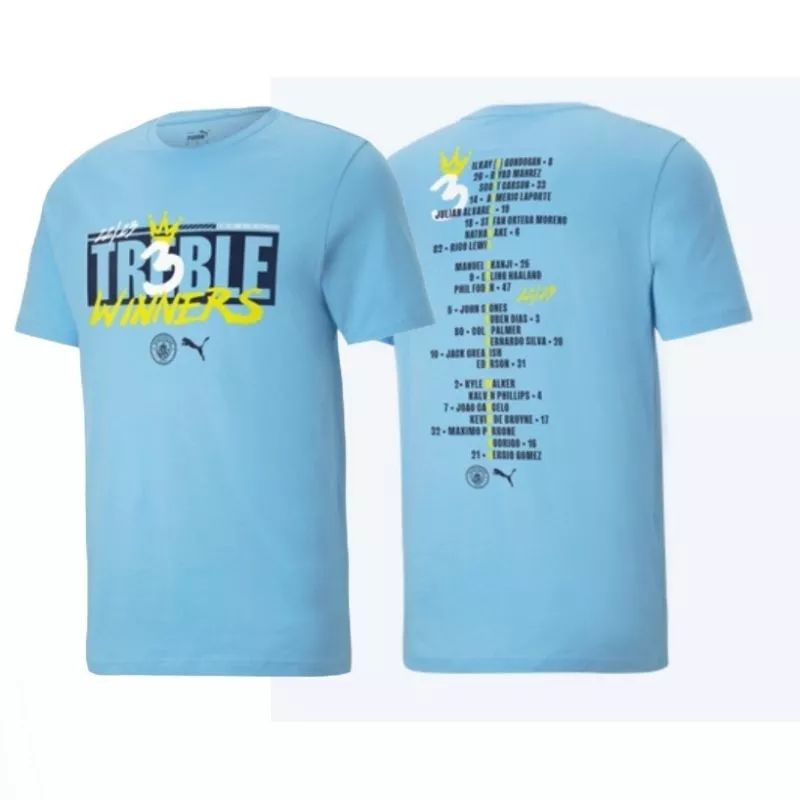 Treble MAN CITY 2023/TREBLE WINNER/ LICHESTER CITY KING POWER/UNISEKS