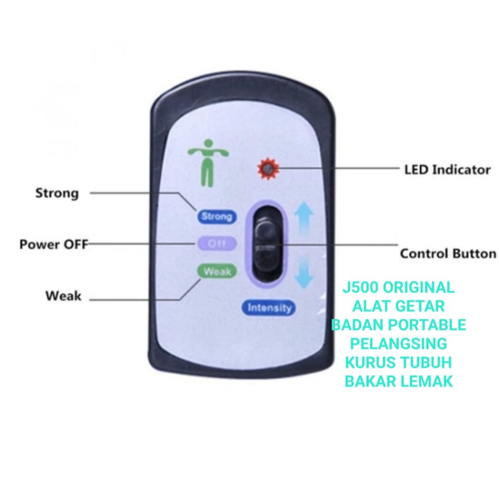 J500 ORI ALAT GETAR BADAN PORTABLE PELANGSING KURUS TUBUH BAKAR LEMAK SLIMMING BELT SHAPE MASSAGER MASSAGE MASAGE URUT PIJAT ORIGINAL BODY SABUK MELANGSINGKAN VIBRATION Speed Adjustment  GARANSI UANG KEMBALI BILA PRODUK YANG DITERIMA TIDAK BERFUNGSI / TID