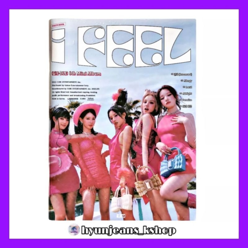 [READY STOCK] (G)I-DLE The 6th Mini Album - I FEEL : QUEENCARD (Photobook Ver.) Minnie Shuhua Soyeon