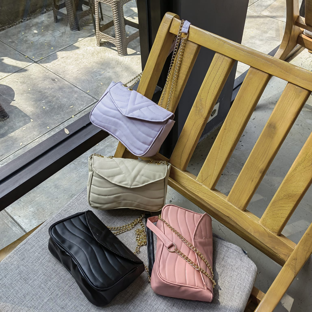 TAS SLEMPANG TAS KULIAH TAS ARISAN TAS KANTOR TAS JINJING WANITA KEKINIAN SLING BAG MODEL KOREA TAS 