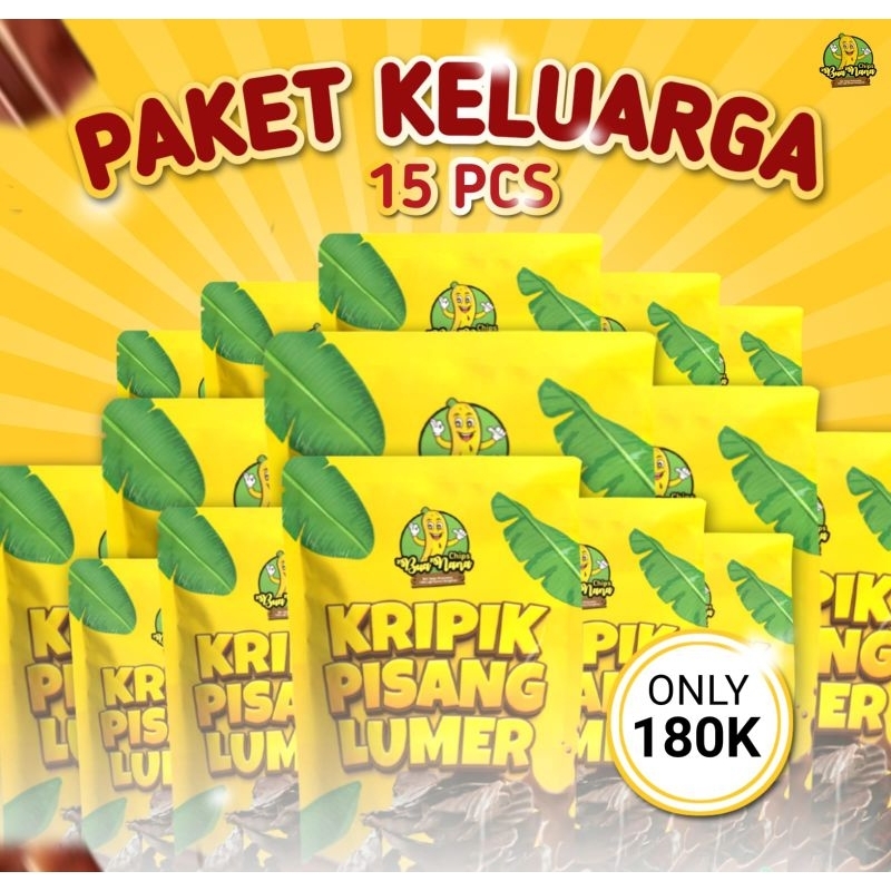 

Keripik Pisang Lumer 15pcs