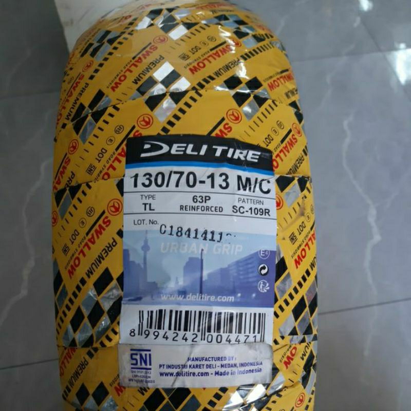 ban luar ring 13 130/70 ban belakang nmax swallow urban grip