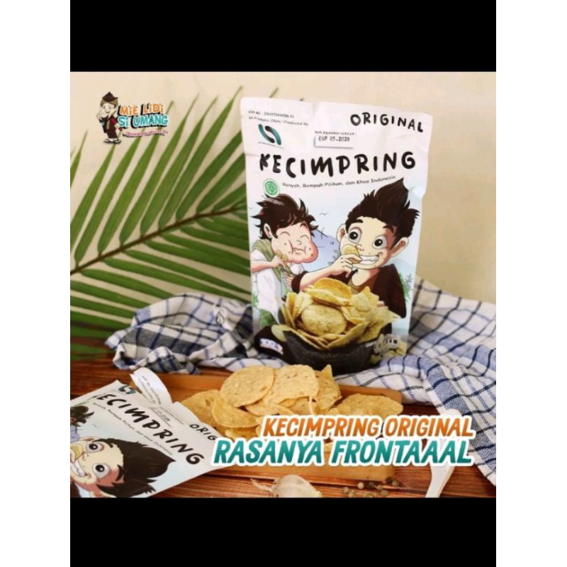 

Kecimpring Si Umang 60 Gr Kecimpring Pedas Opak Original , Kripik singkong opak Renyah