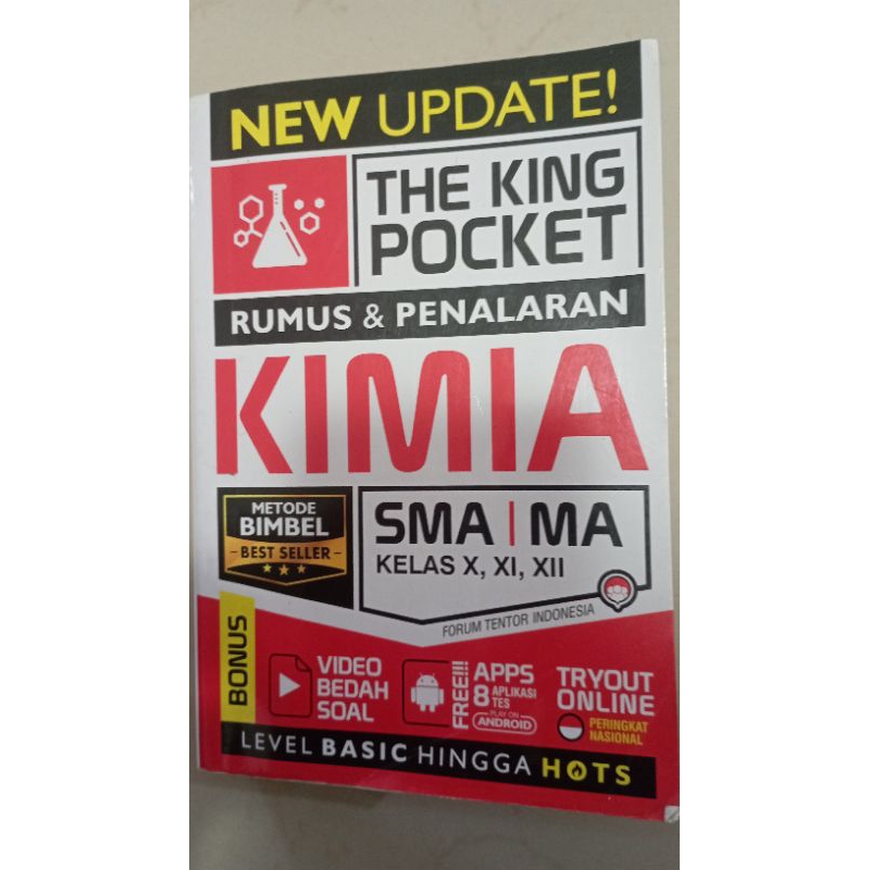 *PRELOVED* THE KING POCKET KIMIA RUMUS DAN PENALARAN