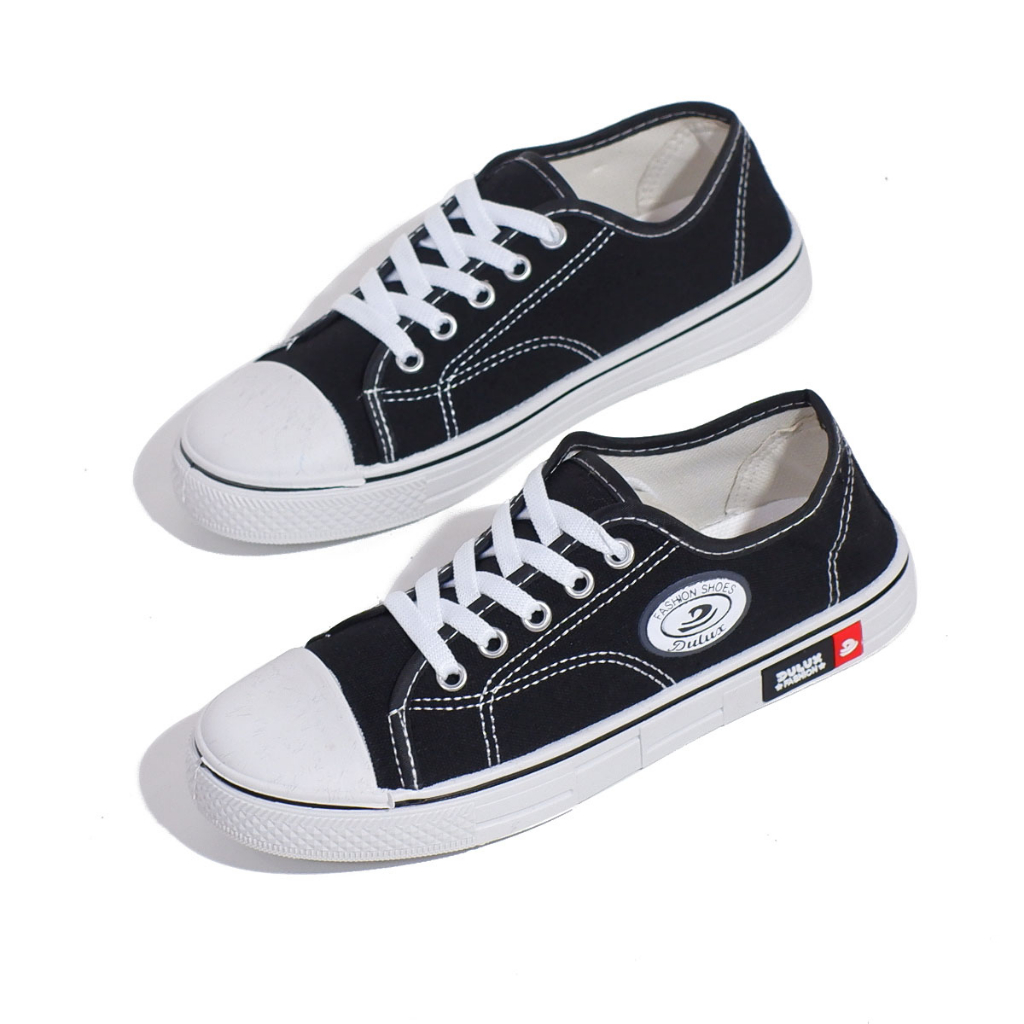 Sepatu sneakers anak-anak sepatu sekolah anak model canvas sol karet dulux 1080 CT 32-36