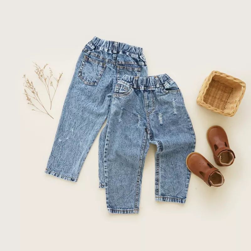 RIPPED JEANS || CELANA JEANS ANAK || JEANS ANAK UNISEX
