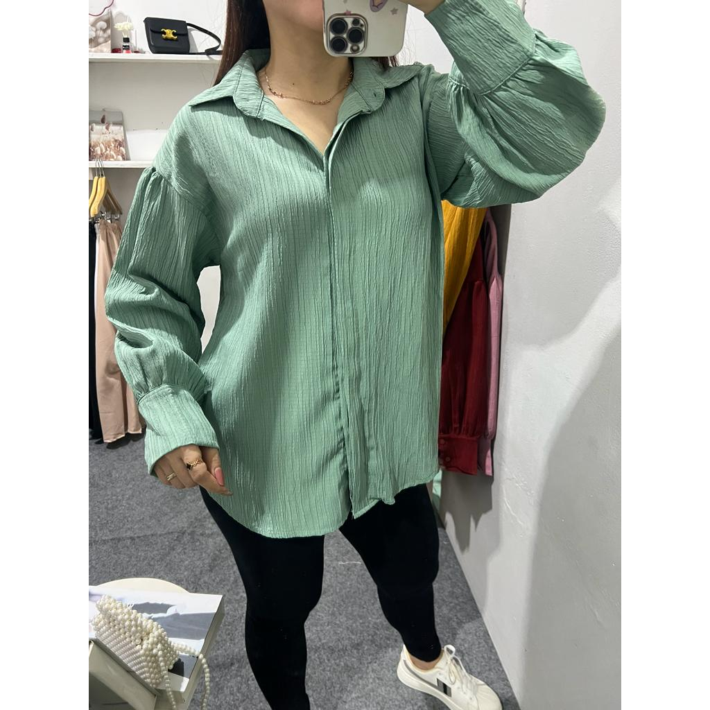 Cherry_ blouse05 | kemeja ladycrush wanita | blouse panjang wanita