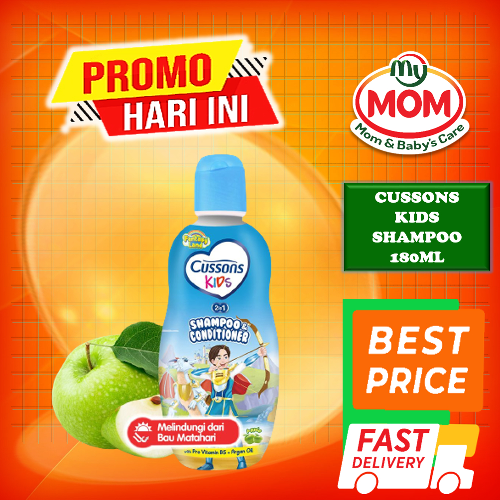 [BPOM] Cussons Kids Shampoo 90ml &amp; 180ml / Cussons Shampo Anak 180 ml &amp; 90 ml / MY MOM