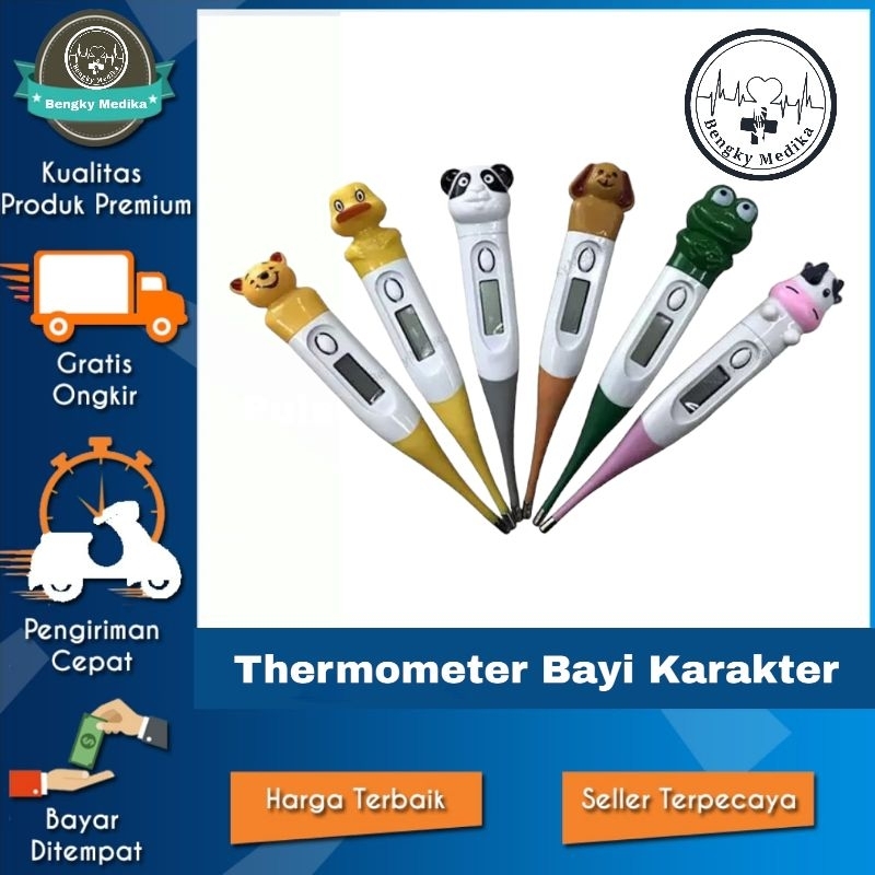 Thermometer  Digital Karakter  Thermometer Lentur Bayi
