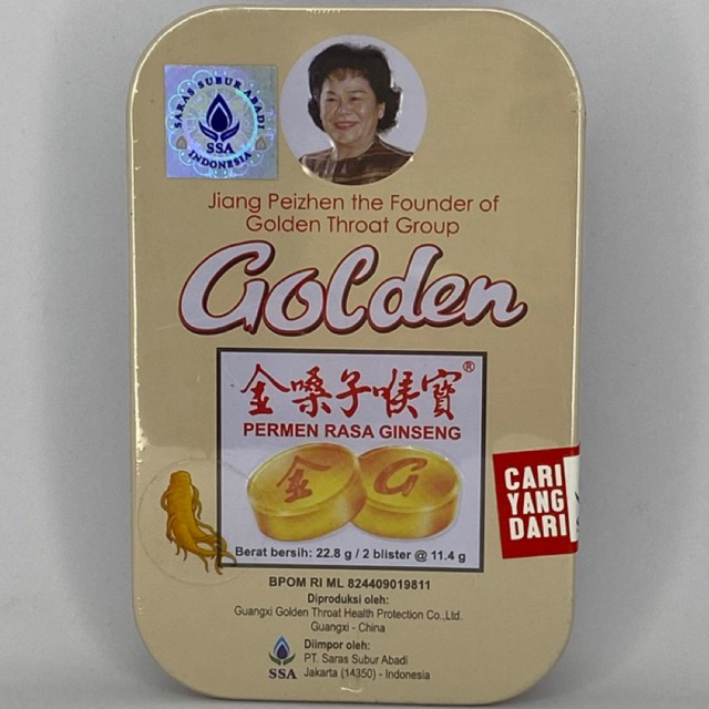 

PERMEN GOLDEN THROAT GINSENG / PELEGA TENGGOROKAN